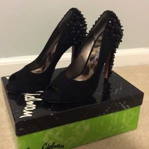 Sam Edelman Lorissa, black suede - size 6 1/2 M